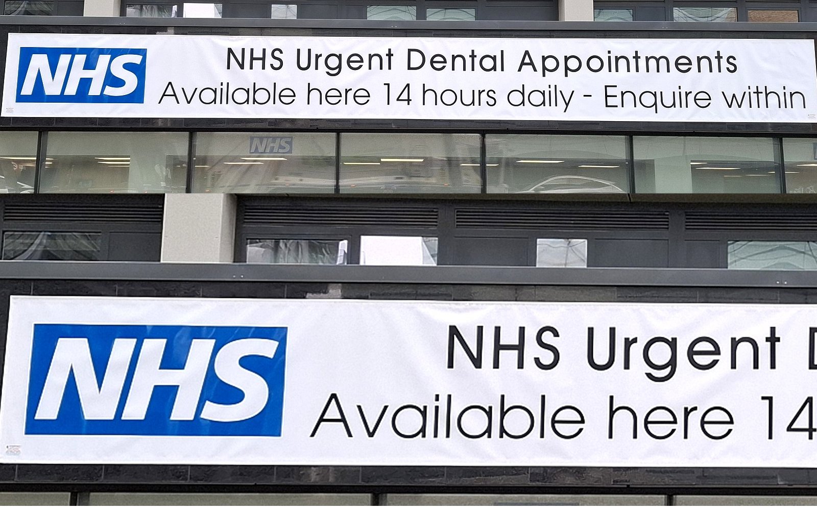 NHS signs and banner makers Croydon