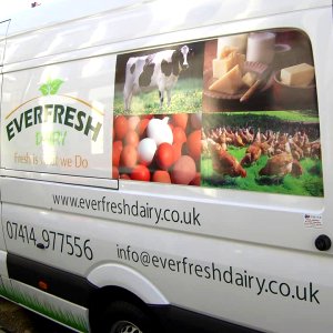 Van Signage for Ever Fresh Dairy